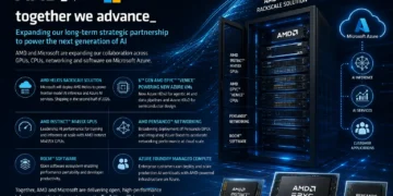 Η AMD και η Microsoft επεκτείνουν τη στρατηγική συνεργασία τους, φέρνοντας την πλατφόρμα AMD Helios, τις νέες AMD Instinct MI455X GPUs και τους επεξεργαστές AMD EPYC "Venice" στο Microsoft Azure για την επόμενη γενιά υποδομών τεχνητής νοημοσύνης.