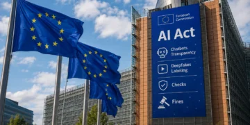Ευρωπαϊκός Κανονισμός AI Act για τη σήμανση των chatbots, των deepfakes και του περιεχομένου που παράγεται με τεχνητή νοημοσύνη.