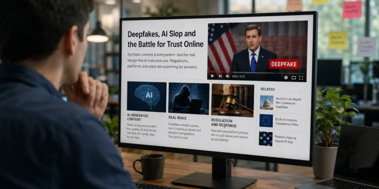 AI slop και deepfakes: πνίγεται το διαδίκτυο σε συνθετικό περιεχόμενο;