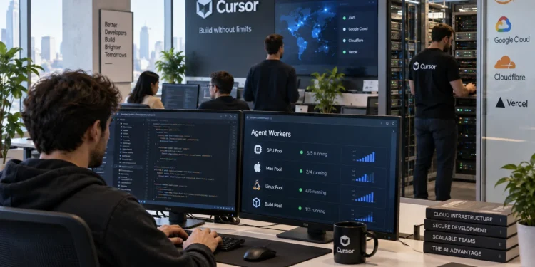 Η Cursor επεκτείνει τις δυνατότητες των Cloud Agents της, δίνοντας στις επιχειρήσεις τη δυνατότητα να εκτελούν τα εργαλεία των AI coding agents σε δικές τους υποδομές, χωρίς να μεταφέρουν ολόκληρο το σύστημα της Cursor στο εταιρικό τους περιβάλλον. Στο νέο μοντέλο, η Cursor εξακολουθεί να αναλαμβάνει το inference, το planning και το orchestration του agent μέσω του cloud της. Ωστόσο, οι εντολές terminal, οι αλλαγές σε αρχεία και repositories, τα browser tools και οι τοπικοί MCP servers μπορούν να εκτελούνται σε workers που ελέγχονται από την ίδια την επιχείρηση.