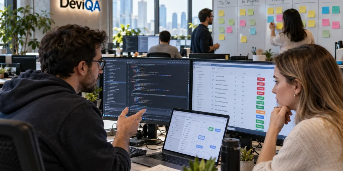 Η χρήση AI για τη δημιουργία κώδικα επιταχύνει σημαντικά την ανάπτυξη λογισμικού, όμως η αύξηση της παραγωγικότητας των developers φαίνεται να δημιουργεί νέα σημεία συμφόρησης στις διαδικασίες testing. Σύμφωνα με έρευνα της DeviQA σε 4.000 ειδικούς διασφάλισης ποιότητας, το 65% αναφέρει ότι τα νέα features φτάνουν γρηγορότερα στο στάδιο της επικύρωσης. Ωστόσο, το 64% βλέπει τις εργασίες να καταφθάνουν σε παράλληλες παρτίδες, επιβαρύνοντας τα delivery pipelines, ενώ το 55% καταγράφει αύξηση των testing backlogs.