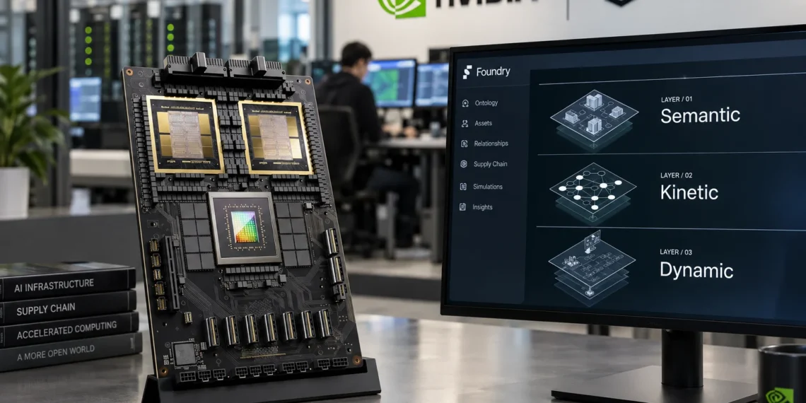 Η NVIDIA χρησιμοποιεί Palantir Foundry, cuOpt και Nemotron 3.5 Lightning για βελτιστοποίηση και αυτοματοποίηση της εφοδιαστικής αλυσίδας παραγωγής AI hardware.