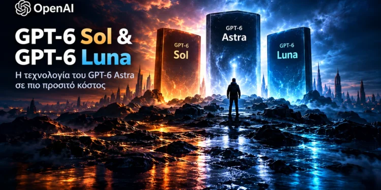 GPT-6 Sol και GPT-6 Luna: Η OpenAI ρίχνει το κόστος και φέρνει την τεχνητή νοημοσύνη νέας γενιάς σε μεγαλύτερη κλίμακα